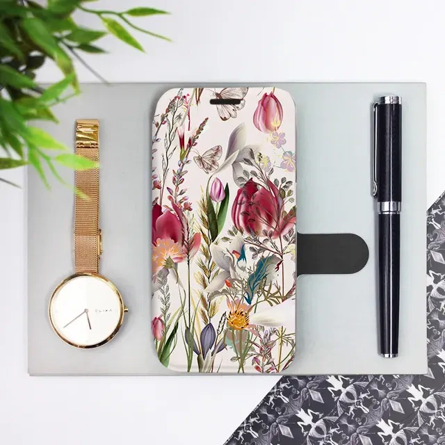 Handyhülle mit klappe für Xiaomi POCO M8 Pro 5G, Mobiwear Book, Blumenstrauß - Image 2