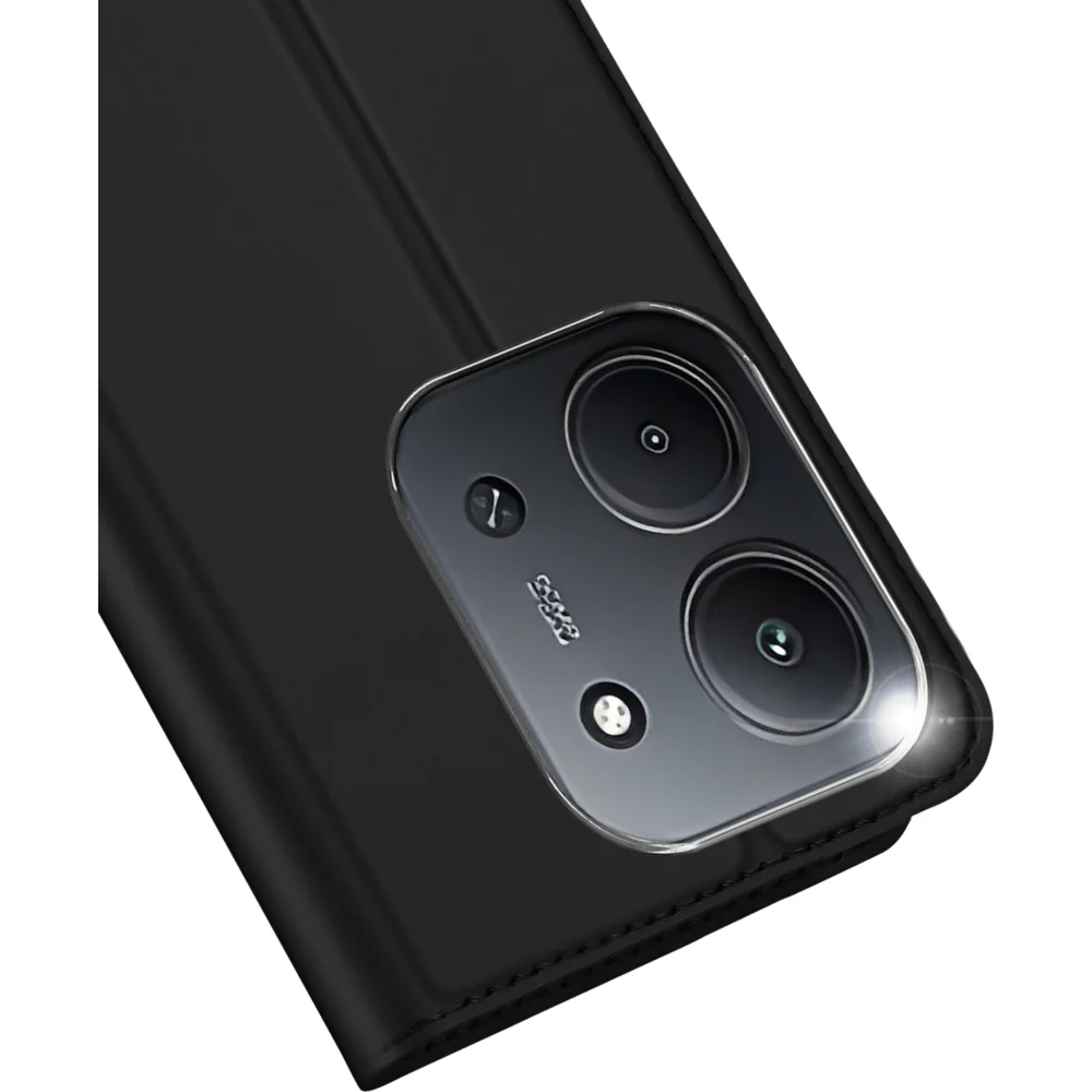 Handyhülle mit Klappe für Xiaomi Redmi 15C, Dux Ducis Skin Pro, Schwarz - Image 3