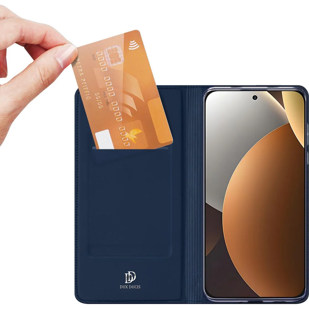 Handyhülle mit Klappe für Xiaomi Redmi Note 15 Pro 5G, Dux Ducis Skin Pro, Dunkelblau - Image 12