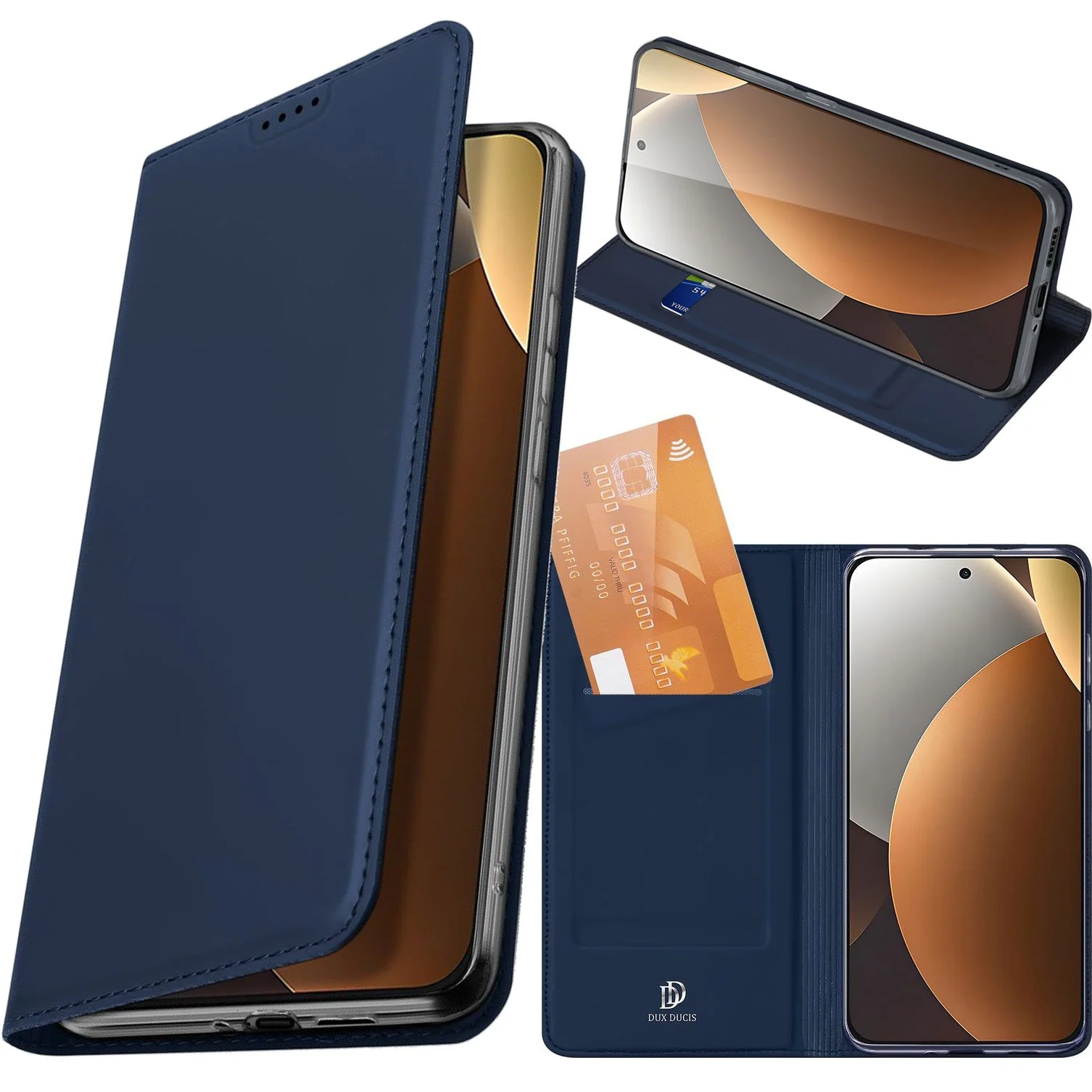 Handyhülle mit Klappe für Xiaomi Redmi Note 15 Pro 5G, Dux Ducis Skin Pro, Dunkelblau - Image 13