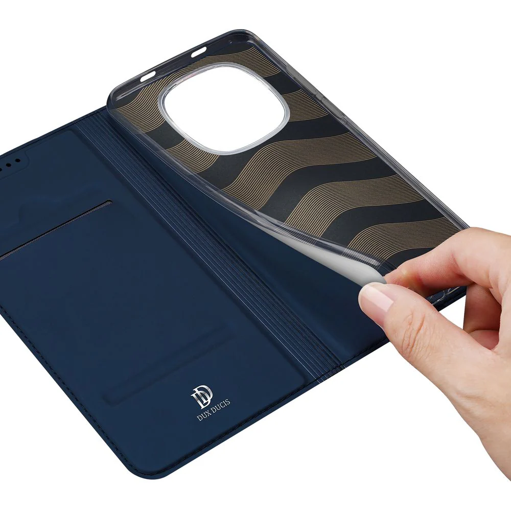 Handyhülle mit Klappe für Xiaomi Redmi Note 15 Pro 5G, Dux Ducis Skin Pro, Dunkelblau - Image 8