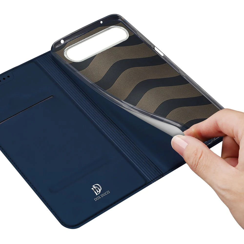 Handyhülle mit Klappe für Xperia 10 VII, Dux Ducis Skin Pro, Dunkelblau - Image 2