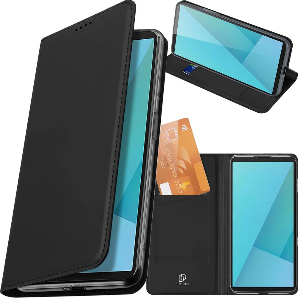 Handyhülle mit Klappe für Xperia 10 VII, Dux Ducis Skin Pro, Schwarz - Image 12