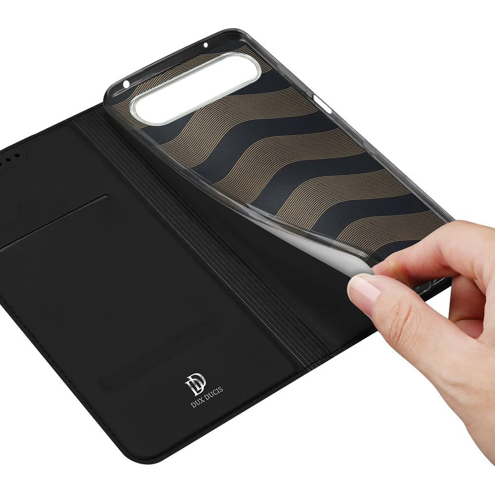 Handyhülle mit Klappe für Xperia 10 VII, Dux Ducis Skin Pro, Schwarz - Image 2