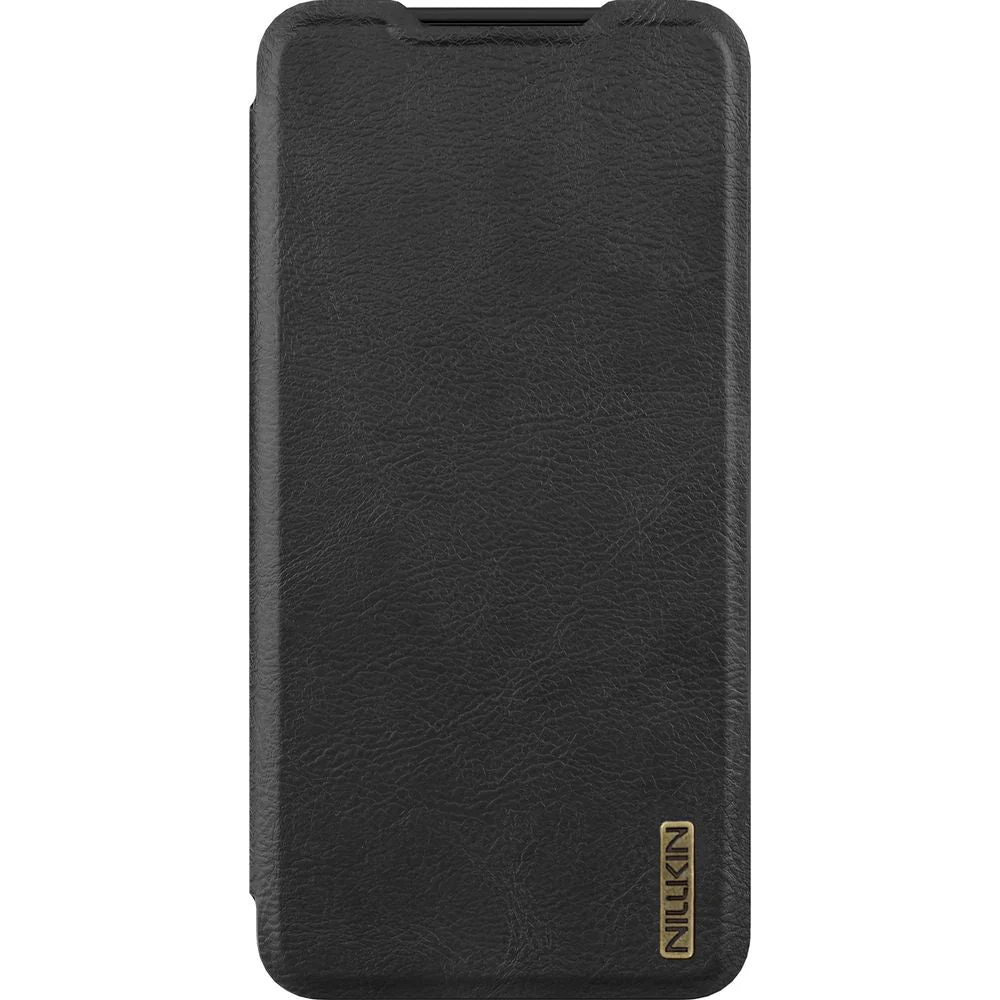 Handyhülle mit Klappe und Kameraschutz für Galaxy S25 Edge, Nillkin Qin Pro, Schwarz - Image 3