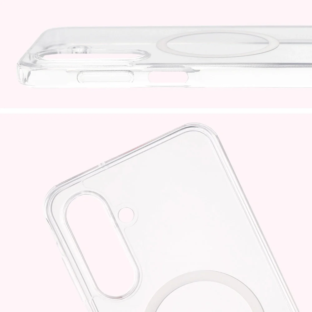 Handyhülle mit Magnetring für Galaxy A17 5G, Bizon Case CrystalO, Transparent - Image 4