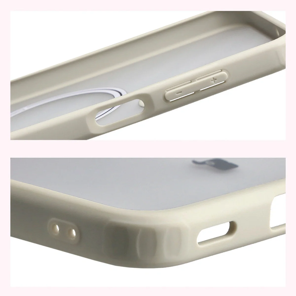 Handyhülle mit Magnetring für Galaxy A17 5G, Bizon Case MatteO, Getönt-Beige - Image 5