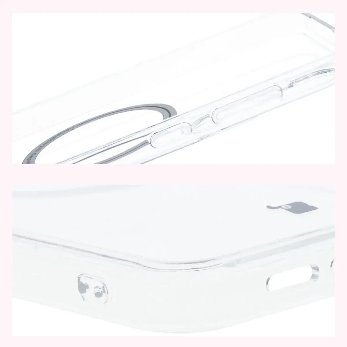 Handyhülle mit Magnetring für Galaxy S24 FE, Bizon Case CrystalO, Transparent - Image 5