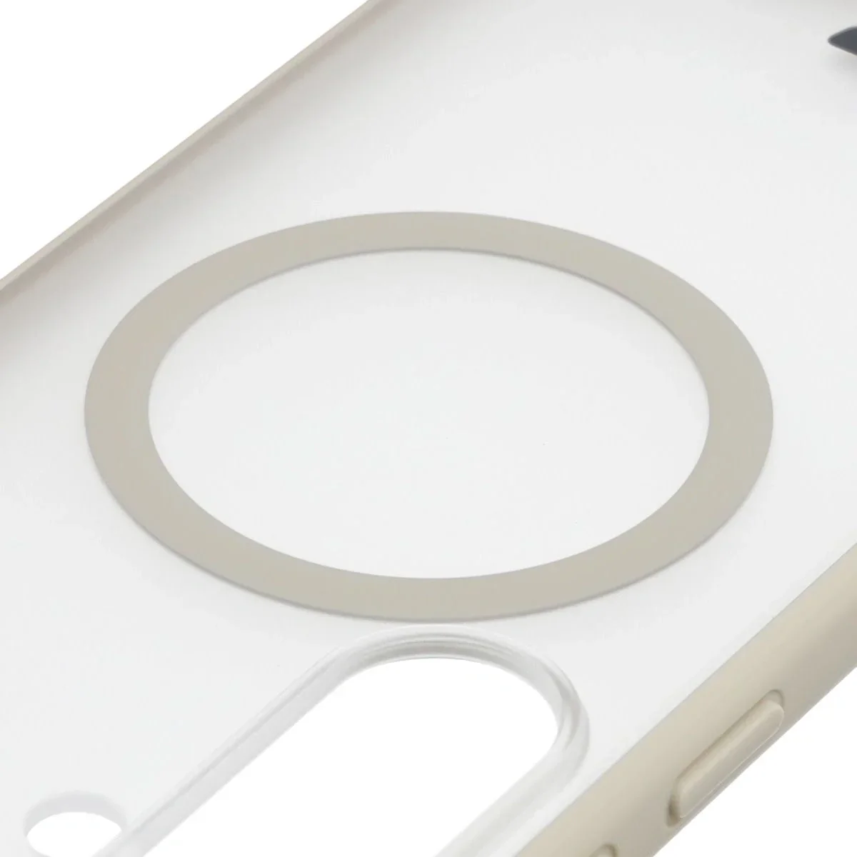 Handyhülle mit Magnetring für Galaxy S26 Plus, Bizon Case MatteO, Getönt-Beige - Image 3