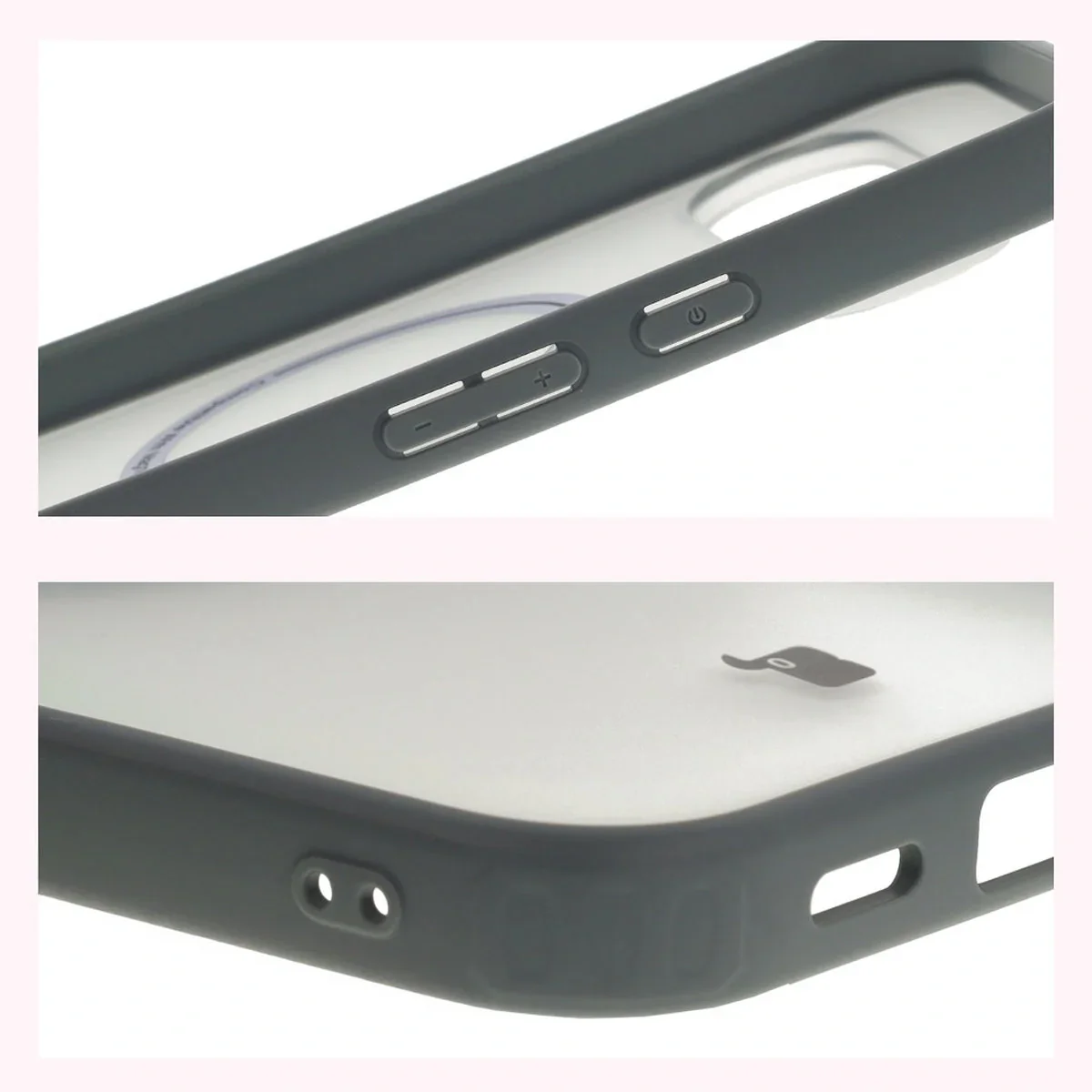 Handyhülle mit Magnetring für Pixel 10 Pro XL, Bizon Case MatteO, Getönt-Grau - Image 5