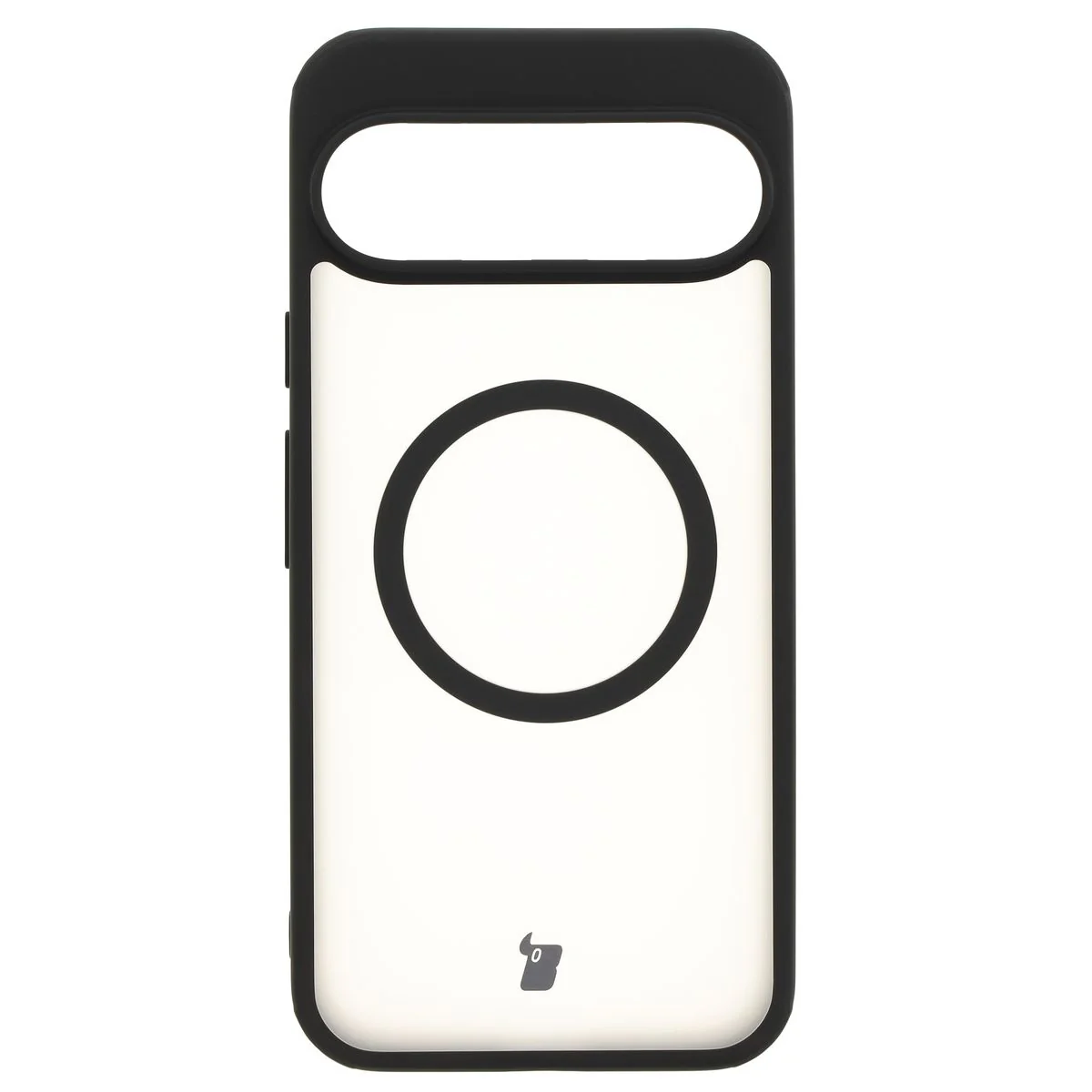 Handyhülle mit Magnetring für Google Pixel 9 Pro XL, Bizon Case MatteO, Semitransparent mit schwarzem Rand - Image 2