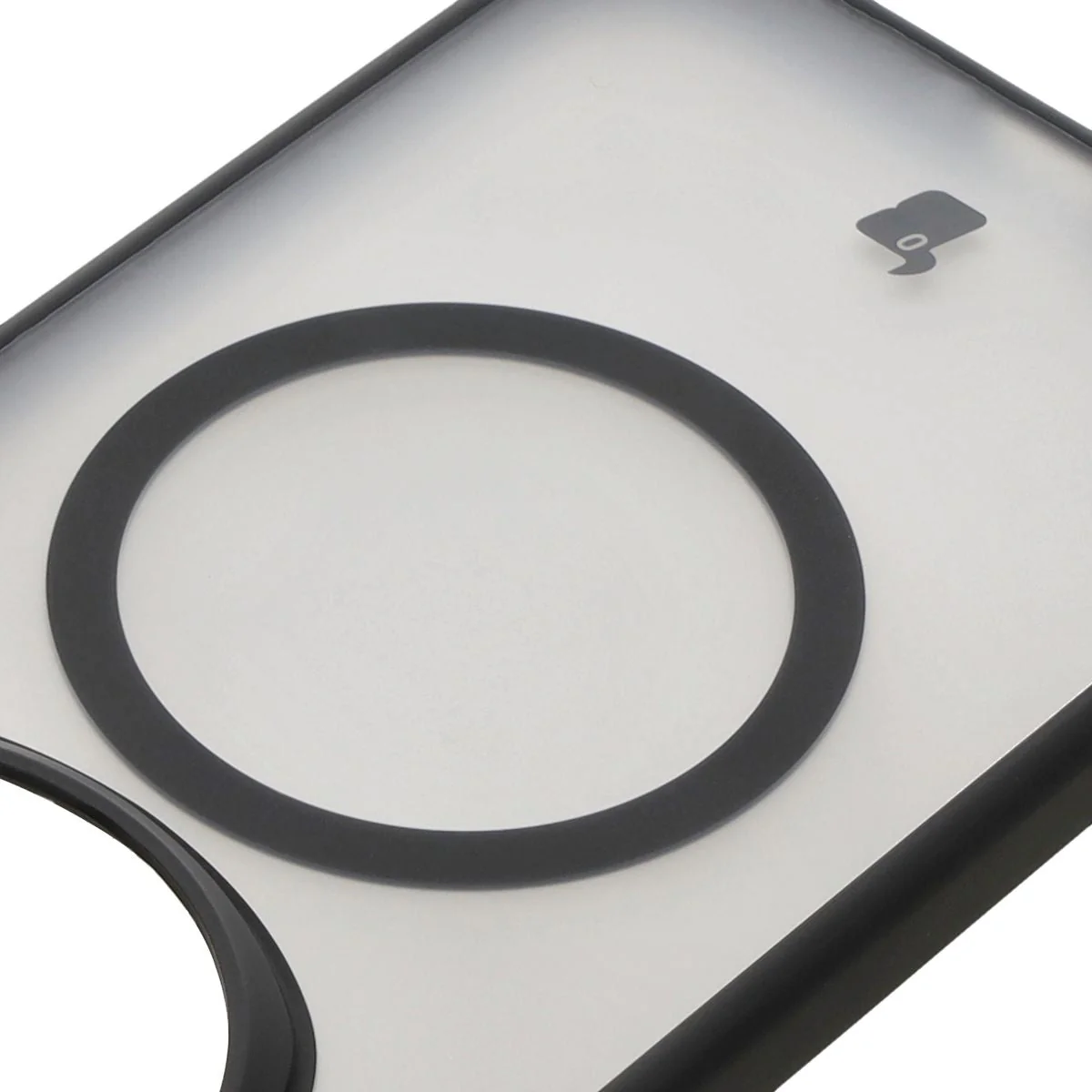 Handyhülle mit Magnetring für Honor Magic7 Pro, Bizon Case MatteO, Semitransparent mit schwarzem Rand - Image 3
