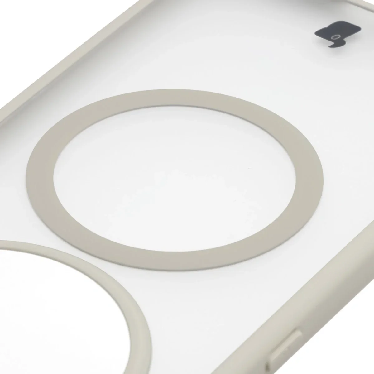 Handyhülle mit Magnetring für Honor Magic8 Lite, Bizon Case MatteO, Getönt-Beige - Image 3