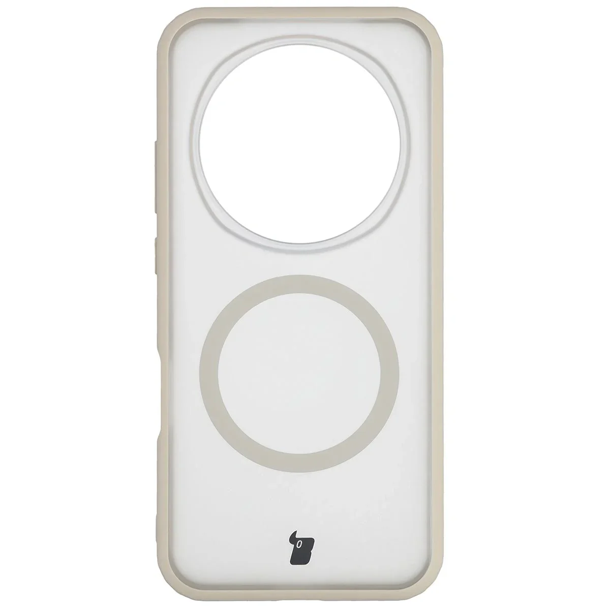 Handyhülle mit Magnetring für Honor Magic8 Pro, Bizon Case MatteO, Getönt-Beige - Image 2