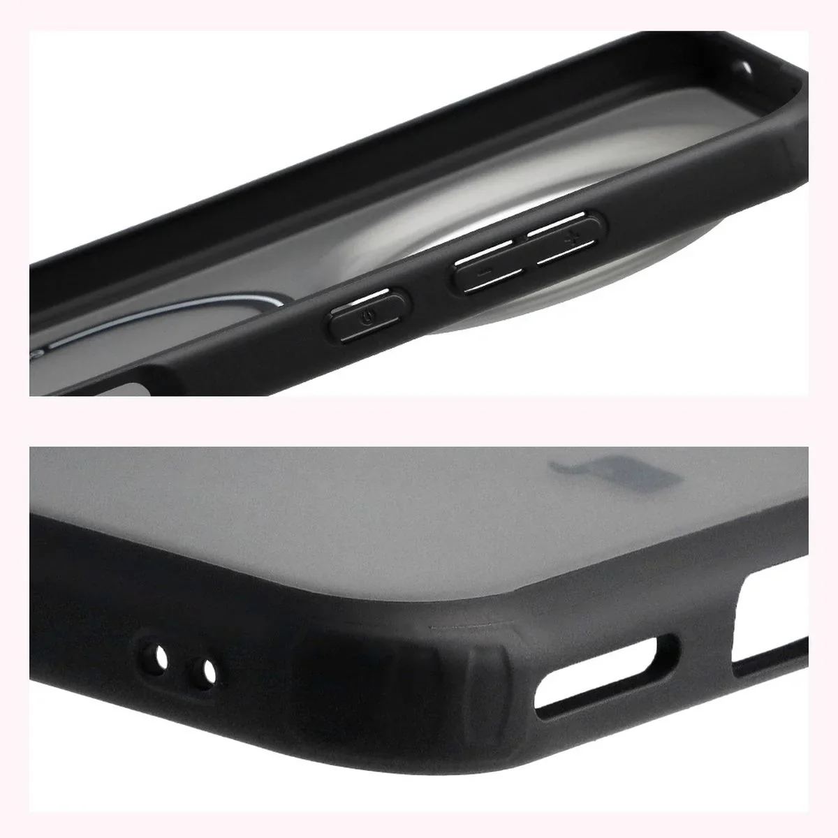 Handyhülle mit Magnetring für Honor Magic8 Pro, Bizon Case MatteO, Getönt-Schwarz - Image 5