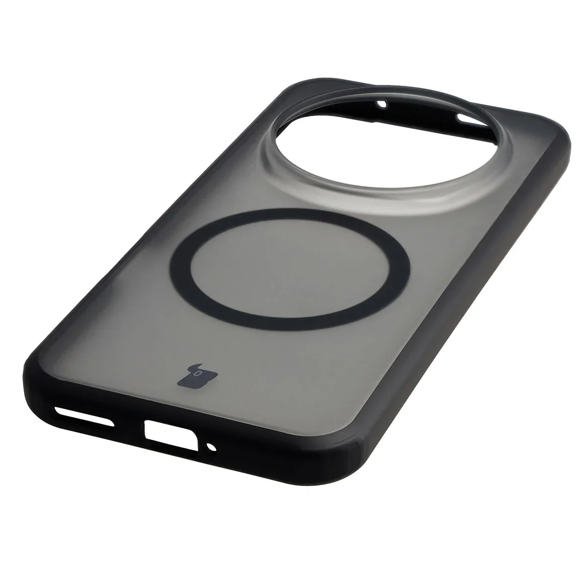 Handyhülle mit Magnetring für Honor Magic8 Pro, Bizon Case MatteO, Getönt-Schwarz - Image 6