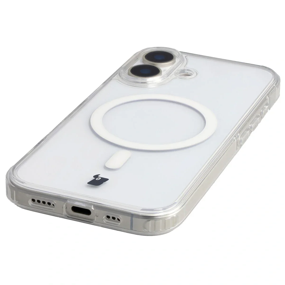 Handyhülle mit Magnetring für iPhone 17, Bizon Case CrystalO, Transparent - Image 6