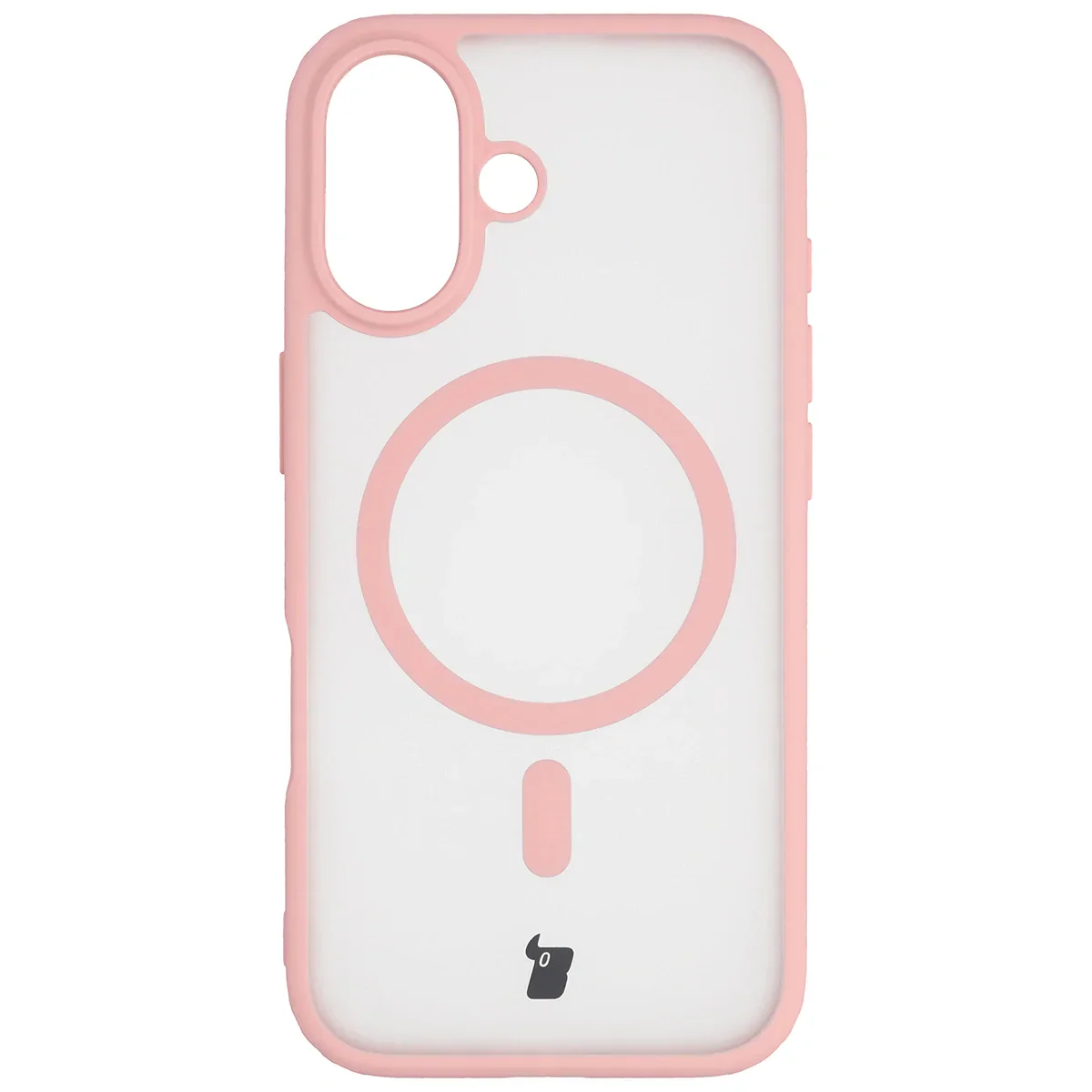 Handyhülle mit Magnetring für iPhone 17, Bizon Case MatteO, Getönt-Hellrosa - Image 2