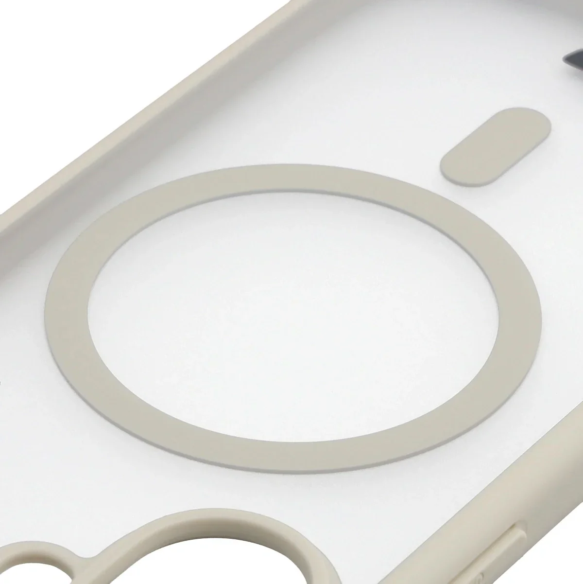 Handyhülle mit Magnetring für iPhone 17, Bizon Case MatteO, Getönt-Beige - Image 3