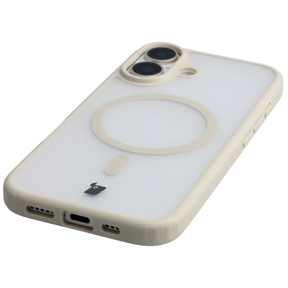 Handyhülle mit Magnetring für iPhone 17, Bizon Case MatteO, Getönt-Beige - Image 6