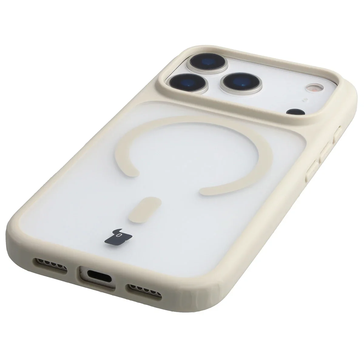 Handyhülle mit Magnetring für iPhone 17 Pro, Bizon Case MatteO, Getönt-Beige - Image 6