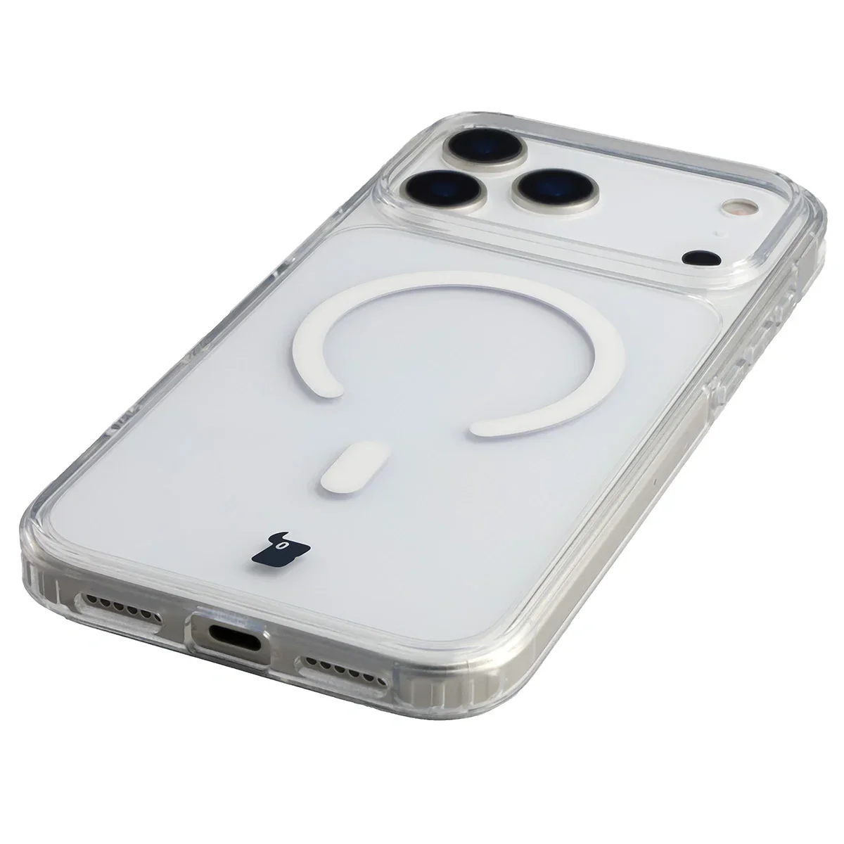 Handyhülle mit Magnetring für iPhone 17 Pro Max, Bizon Case CrystalO, Transparent - Image 6