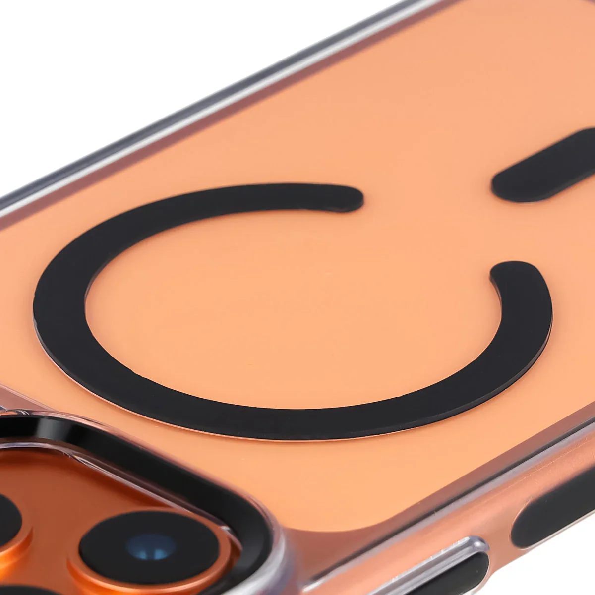 Handyhülle mit Magnetring für iPhone 17 Pro Max, Bizon Case Marco, Transparent mit schwarzem Rahmen - Image 5