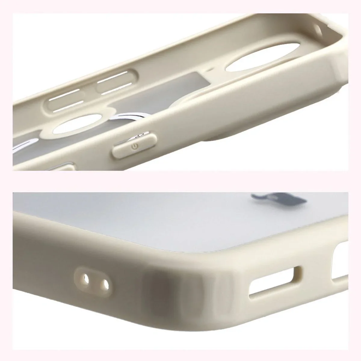 Handyhülle mit Magnetring für Nothing Phone (3), Bizon Case MatteO, Getönt-Beige - Image 5