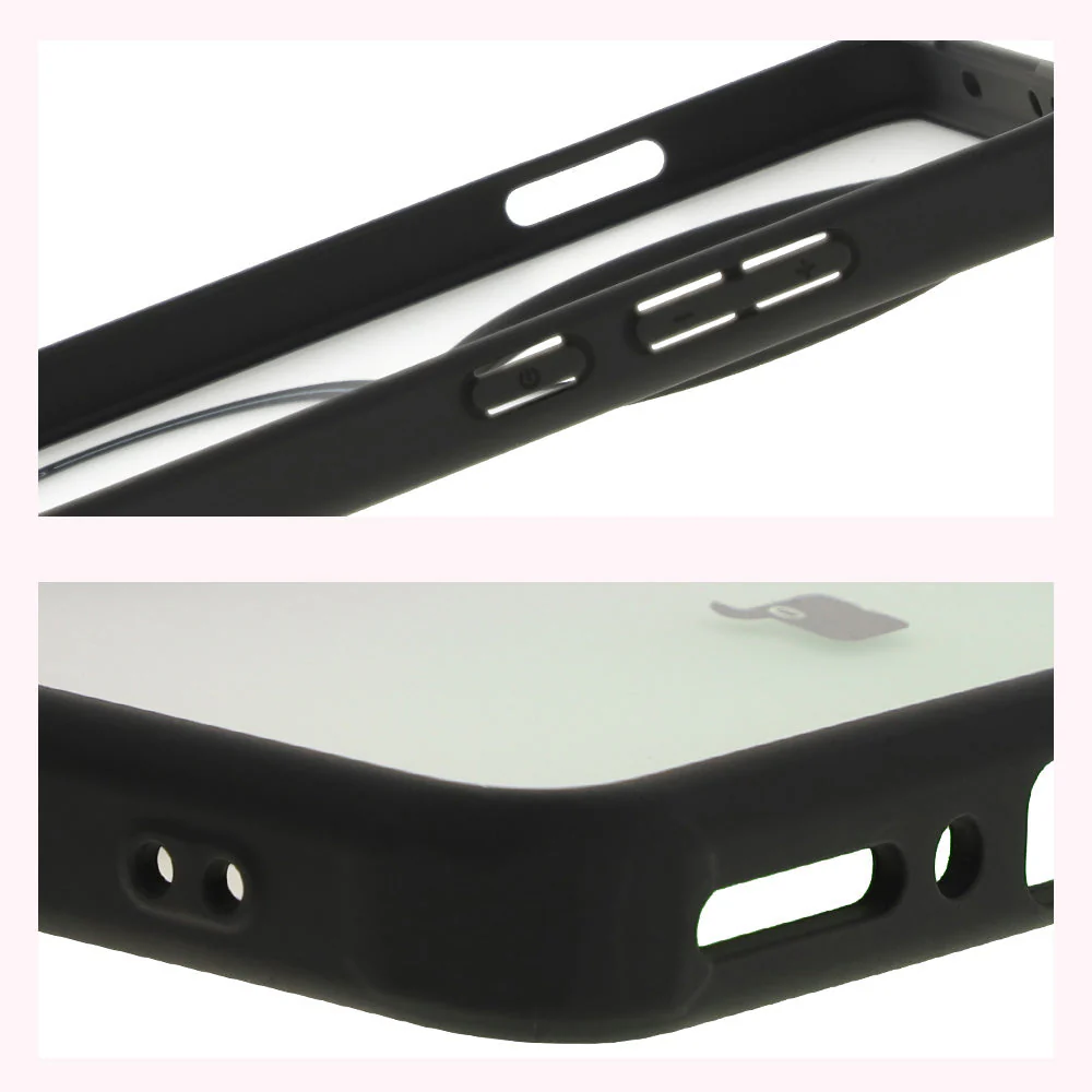 Handyhülle mit Magnetring für OnePlus 13, Bizon Case MatteO, Semitransparent mit schwarzem Rand - Image 5