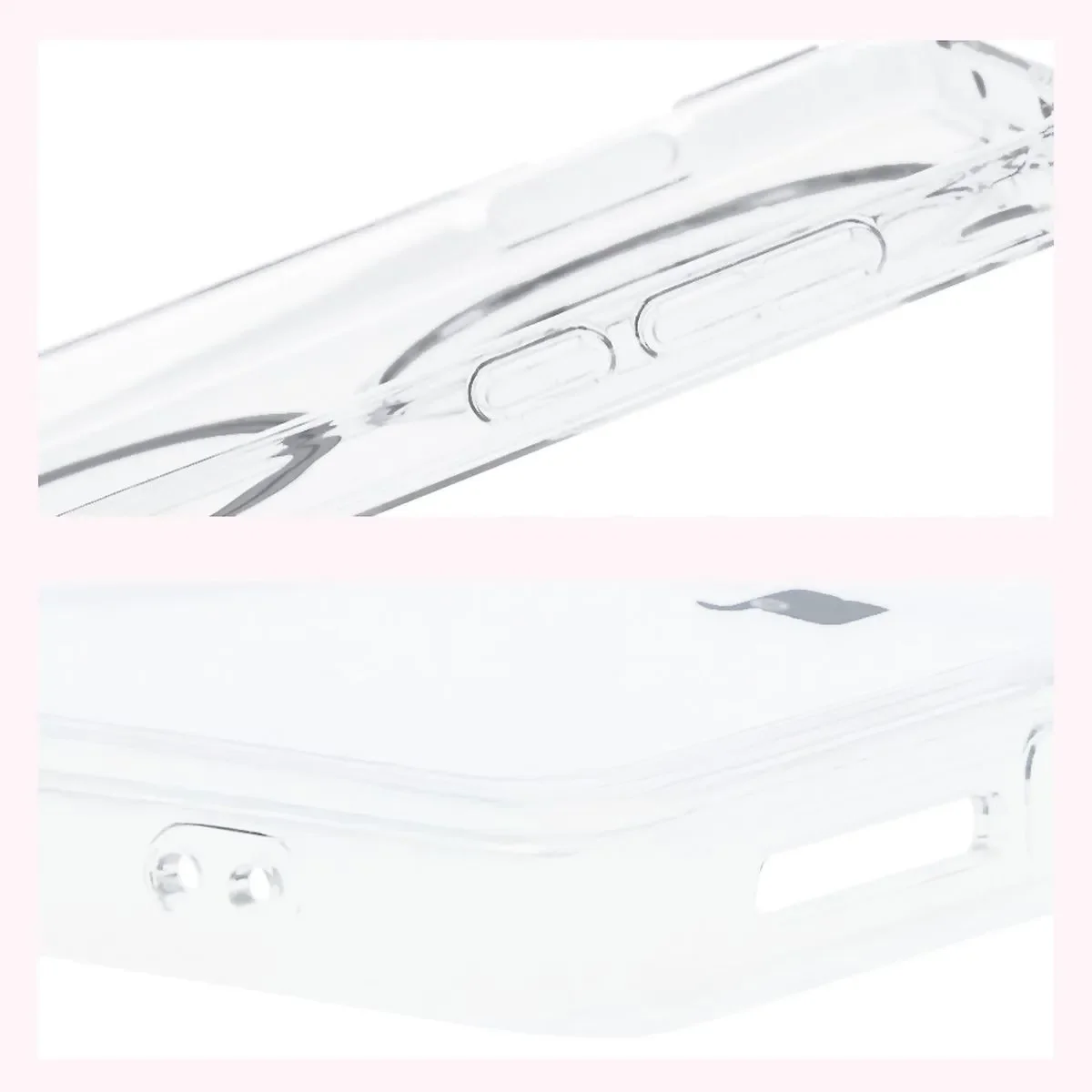 Handyhülle mit Magnetring für Oppo Find X8 Pro, Bizon Case CrystalO, Transparent - Image 5