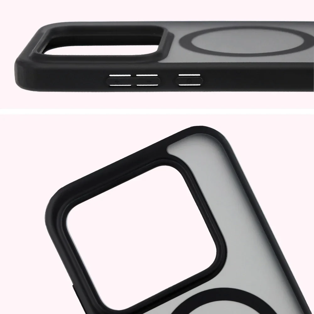 Handyhülle mit Magnetring für Realme GT 8 Pro, Bizon Case MatteO, Getönt-Schwarz - Image 4