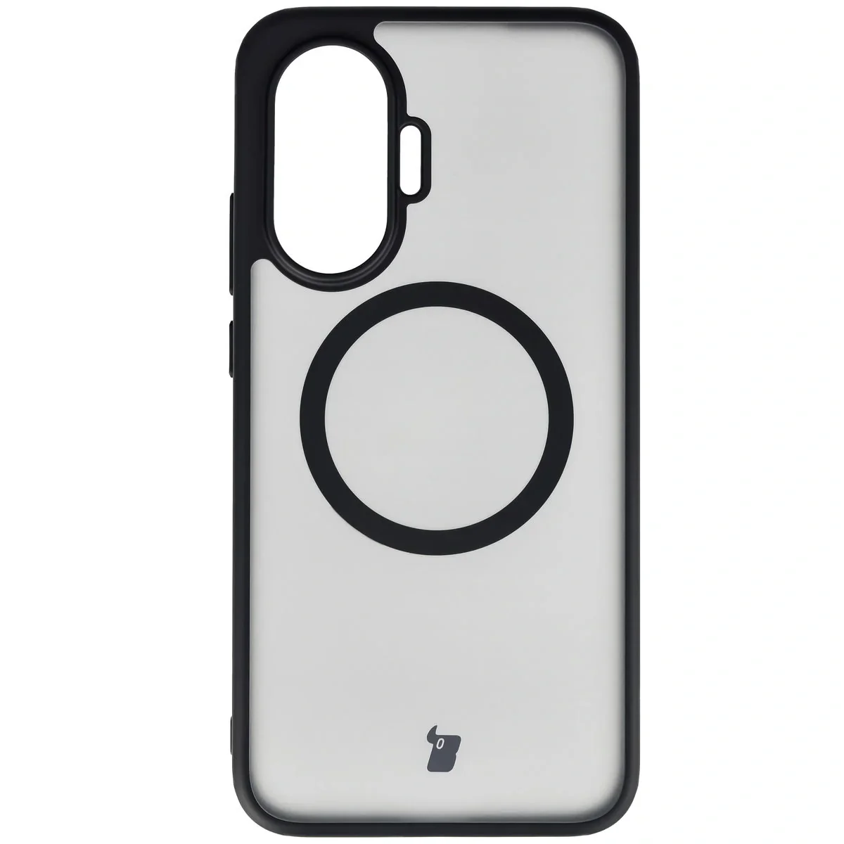Handyhülle mit Magnetring für Xiaomi POCO F7, Bizon Case MatteO, Getönt-Schwarz - Image 2