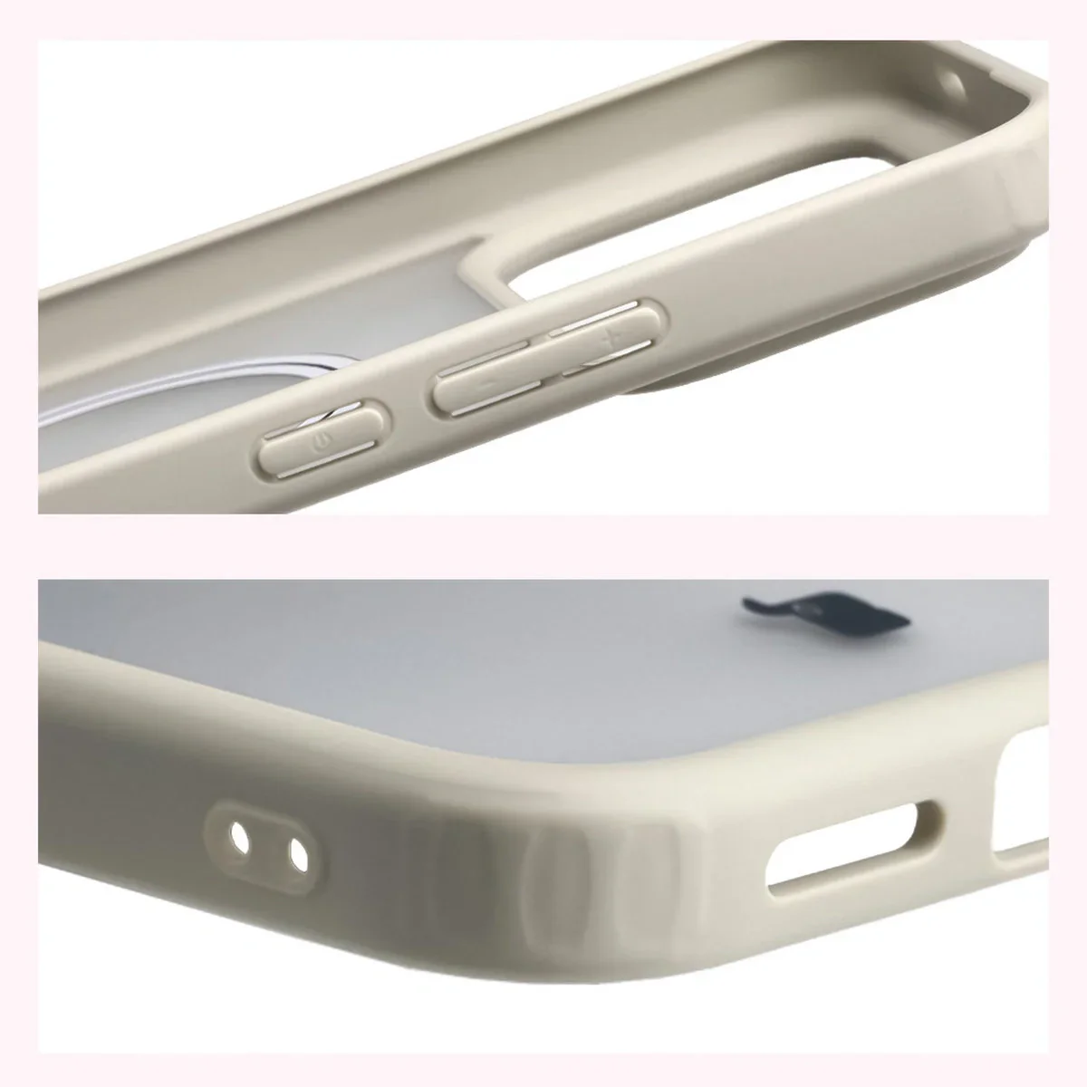 Handyhülle mit Magnetring für Xiaomi POCO F8 Ultra, Bizon Case MatteO, Getönt-Beige - Image 5