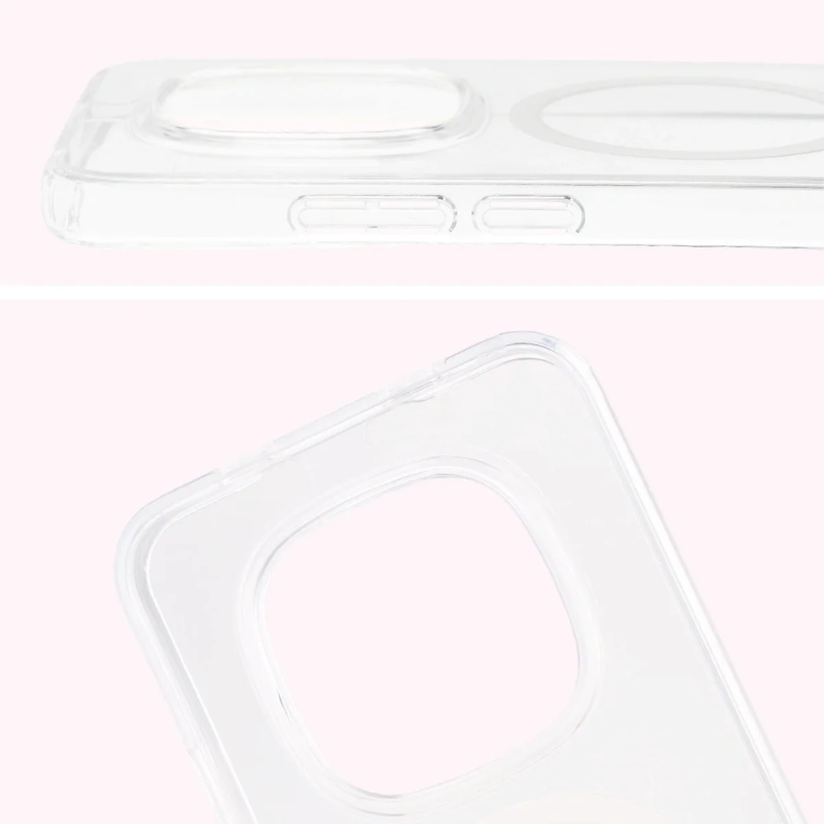 Handyhülle mit Magnetring für Xiaomi Redmi Note 15 Pro 5G, Bizon Case CrystalO, Transparent - Image 4