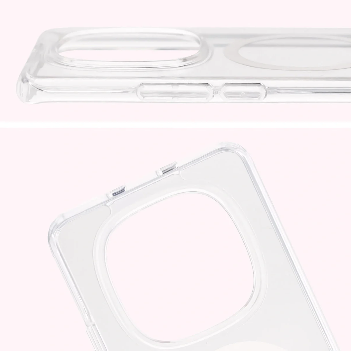 Handyhülle mit Magnetring für Xiaomi Redmi Note 15 / POCO M8 5G, Bizon Case CrystalO, Transparent - Image 4