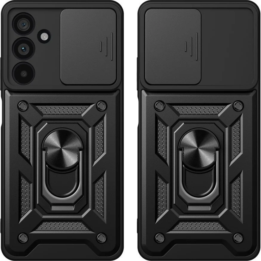 Handyhülle mit Ring für Samsung Galaxy A37 5G, Tech-Protect Camshield Pro, Schwarz - Image 2