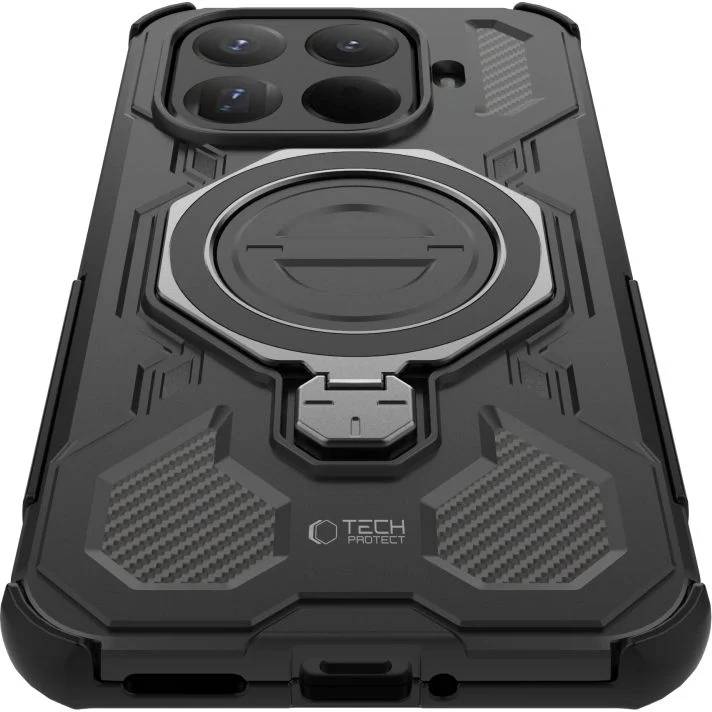 Handyhülle mit Ständer für Xiaomi 15T Pro, Tech-Protect TacticStand mit MagSafe, mattes Schwarz - Image 4