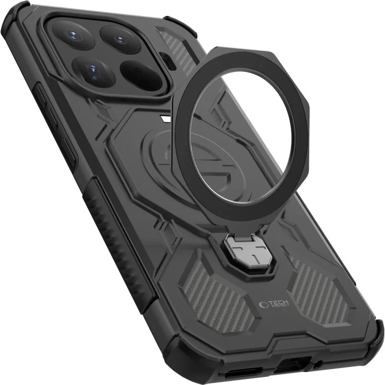 Handyhülle mit Ständer für Xiaomi 15T Pro, Tech-Protect TacticStand mit MagSafe, mattes Schwarz - Image 5