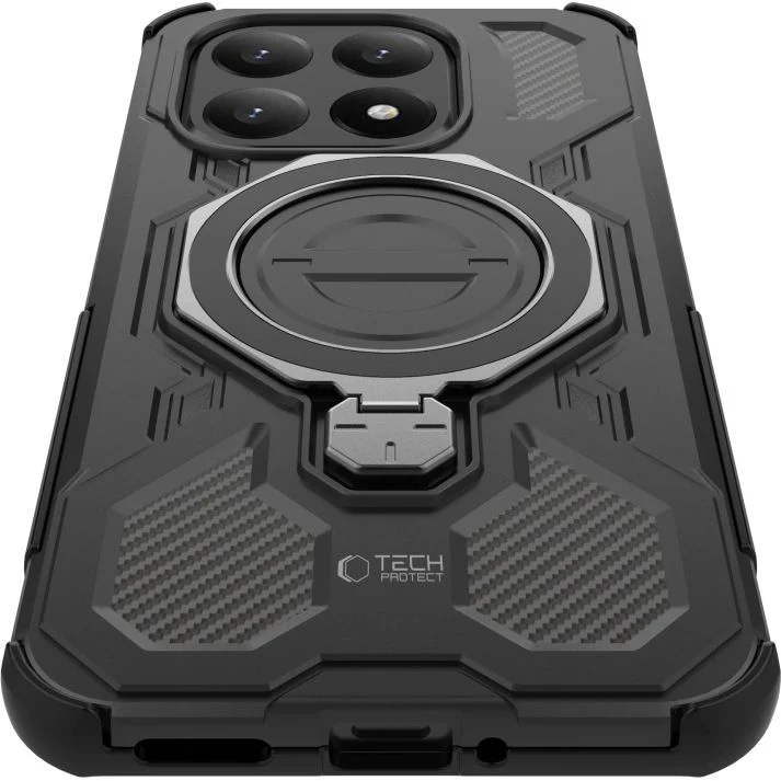 Handyhülle mit Ständer für Xiaomi 15T, Tech-Protect TacticStand mit MagSafe, mattes Schwarz - Image 4