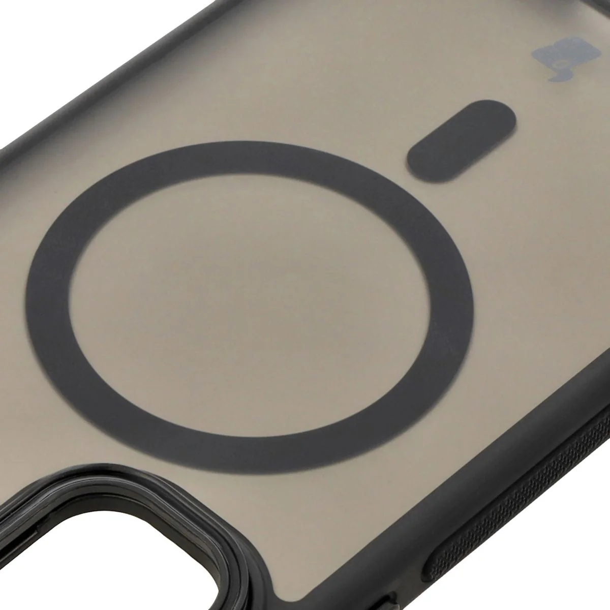 Handyhülle mit Ständer und Magnetring für Galaxy S24 FE, Bizon Case Eclipse, Getönte mit schwarzem Rahmen - Image 4