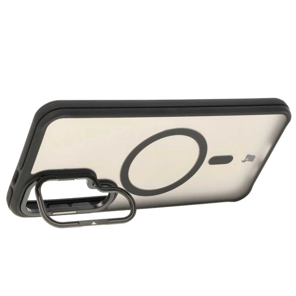 Handyhülle mit Ständer und Magnetring für Galaxy S25 Plus/S24 Plus, Bizon Case Eclipse, Getönte mit schwarzem Rahmen - Image 3