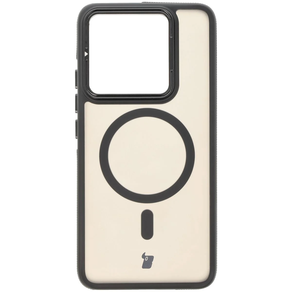 Handyhülle mit Ständer und Magnetring für Xiaomi 14T, Bizon Case Eclipse, Getönte mit schwarzem Rahmen - Image 2