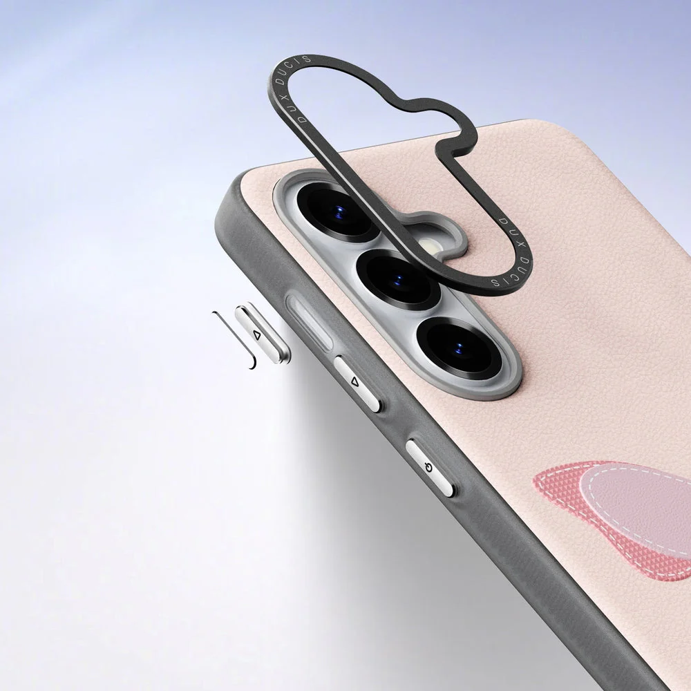 Handyhülle mit Trageband für Galaxy S26 Plus, Dux Ducis Luvy, Rosa mit Schmetterling - Image 6