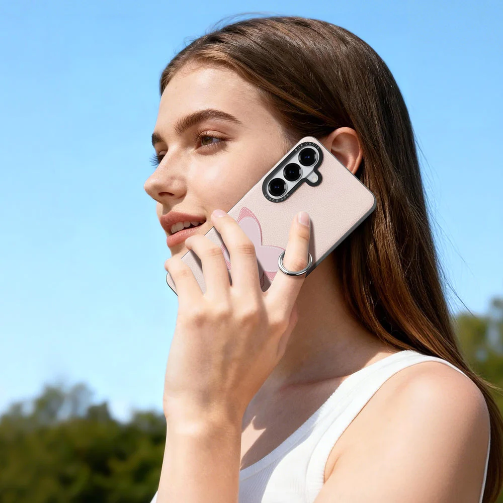 Handyhülle mit Trageband für Galaxy S26 Plus, Dux Ducis Luvy, Rosa mit Schmetterling - Image 9