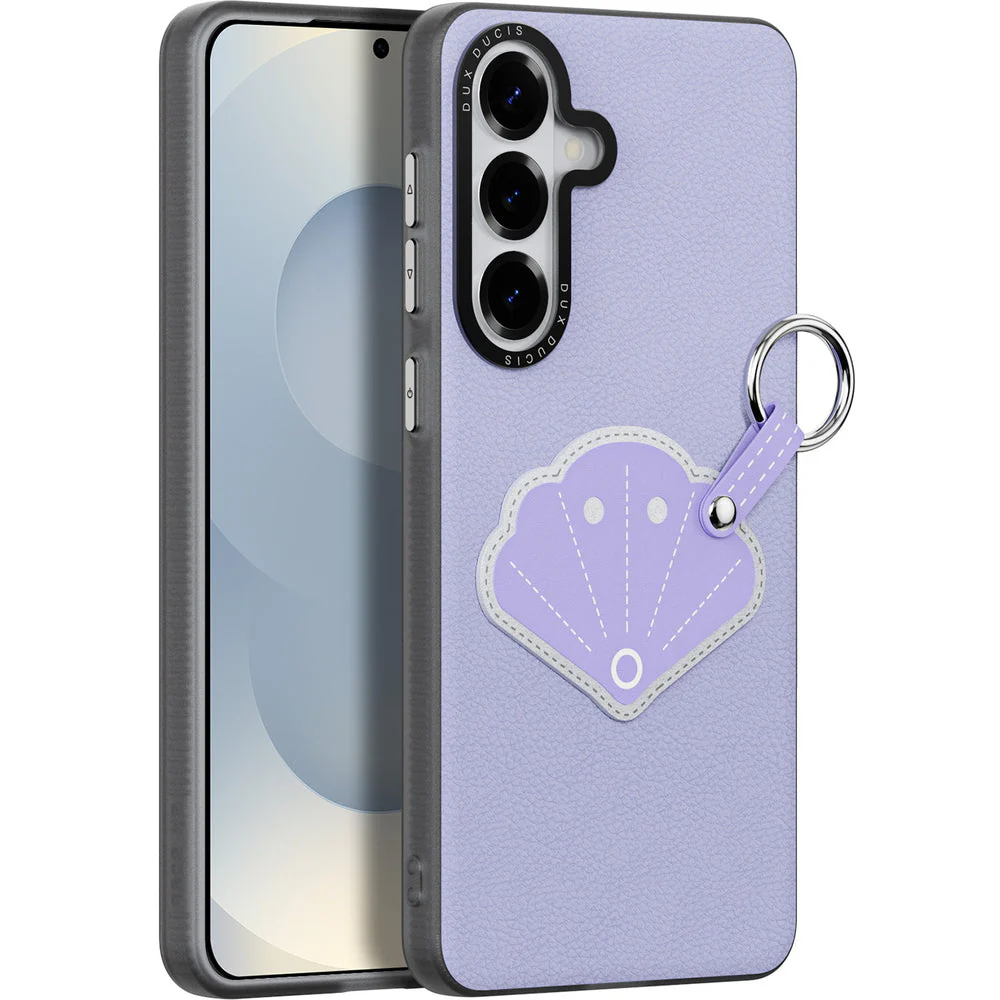 Handyhülle mit Trageband für Galaxy S26 Plus, Dux Ducis Luvy, Violett mit Muschel - Image 2