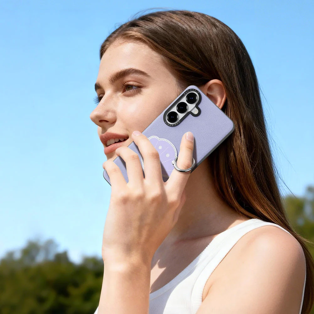 Handyhülle mit Trageband für Galaxy S26 Plus, Dux Ducis Luvy, Violett mit Muschel - Image 9