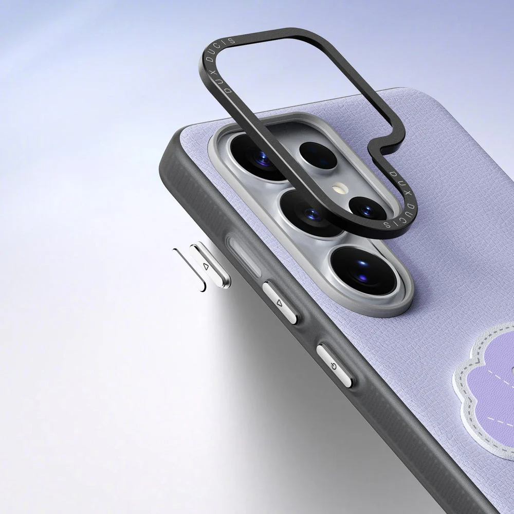 Handyhülle mit Trageband für Galaxy S26 Ultra, Dux Ducis Luvy, Violett mit Muschel - Image 6