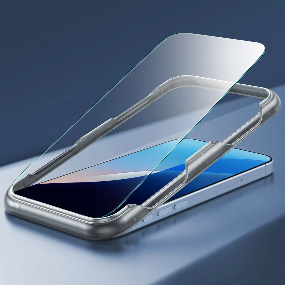 Handyhülle und Gehärtetes Glas für Bildschirm für iPhone 16, ESR Classic Pro Set HaloLock für MagSafe, Durchscheinend-Blau - Image 8