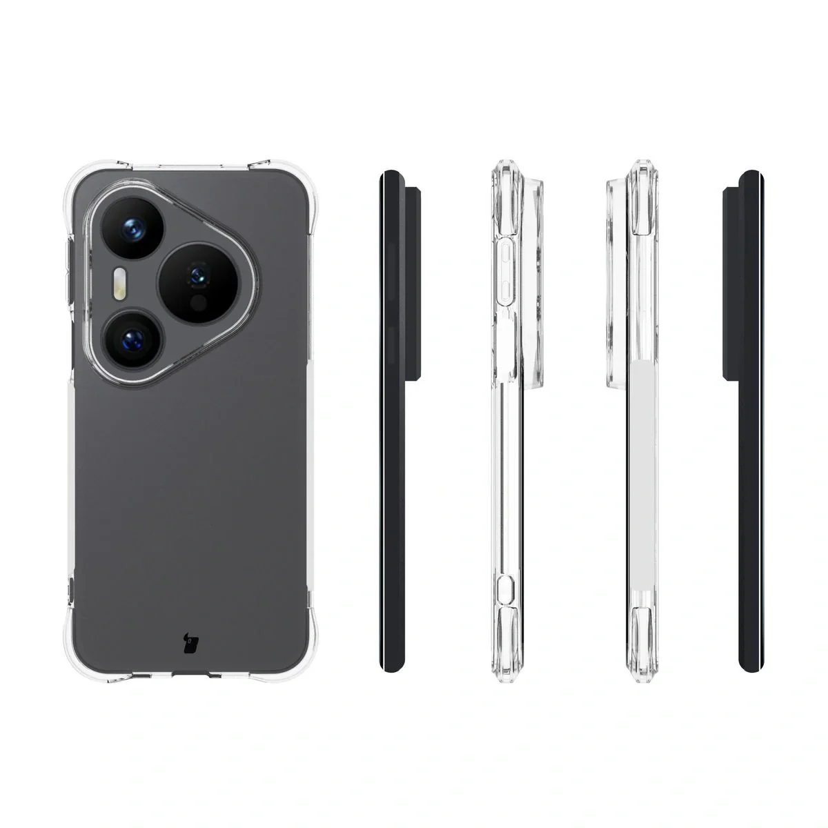 Handyhülle + 2x Folie für Huawei Pura 80 Pro / Pro Plus, Bizon Case Clear Pack, Transparent - Image 4