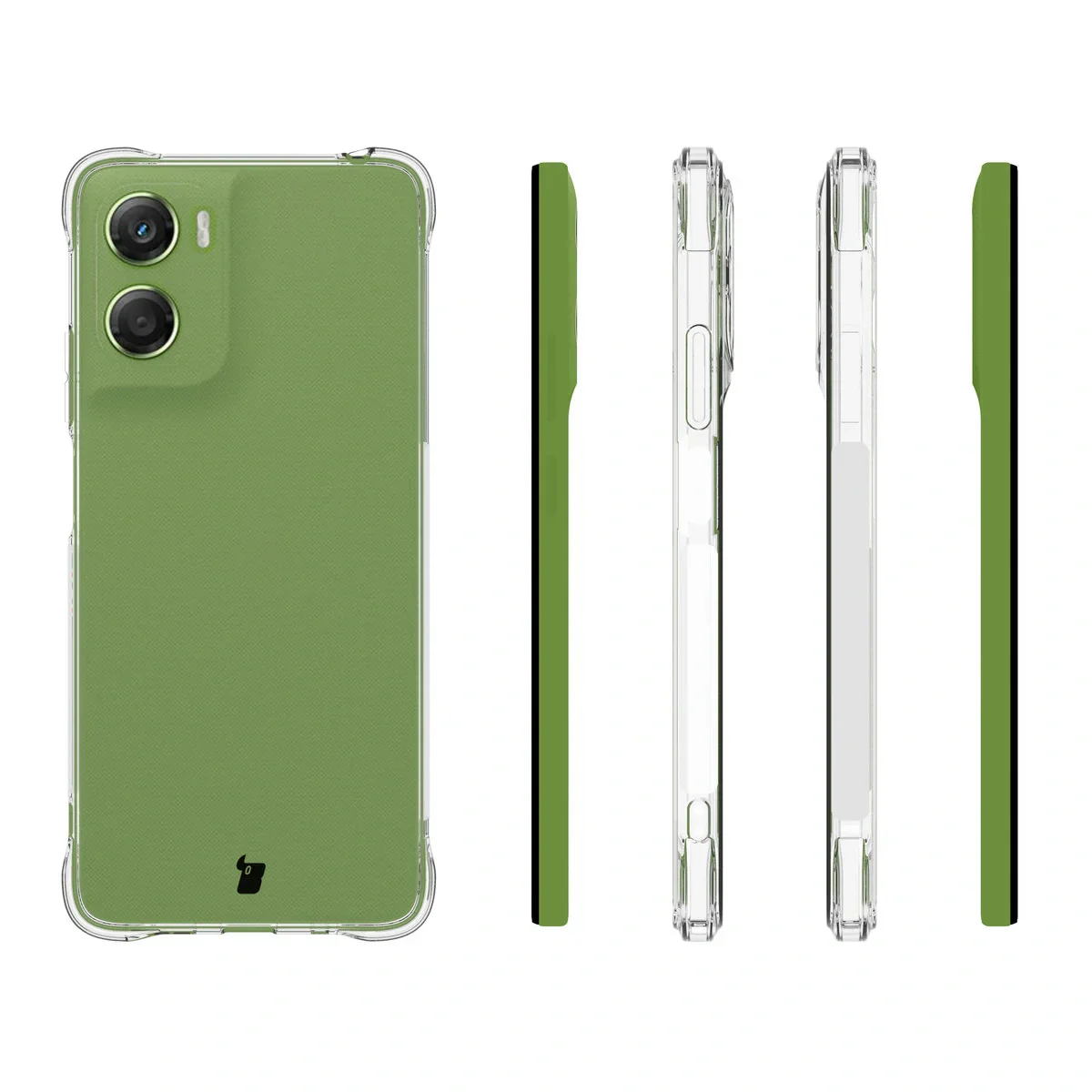 Handyhülle + 2x Folie für Motorola Moto G06 4G / G06 Power 4G, Bizon Case Clear Pack, Transparent - Image 4
